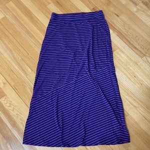 Sonoma Small navy/pink maxi skirt